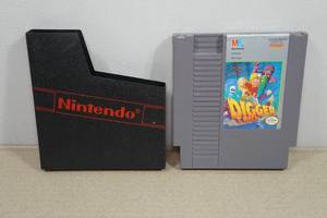 Nintendo NES Digger T Rock Game Cartridge