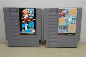 Nintendo NES Super Mario BrosDuck Hunt Game Cartridges