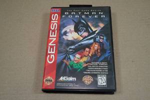Sega Genesis Batman Forever Game Cartridge