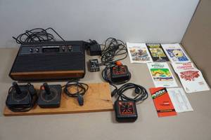 Atari Video Computer Gaming System and Accessories