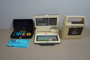 Vintage Vtech Talking Whiz-Kid, Quiz Wiz, and Fisher Price Cassette Tape Player