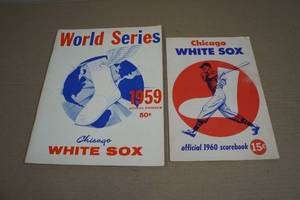1959 World Series Program and 1960 Scorebook