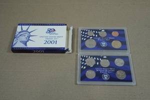 2001 United States Mint Proof Coin Set