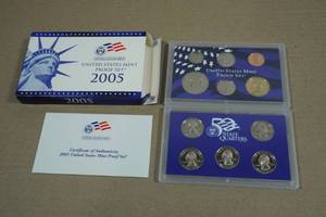 2005 United States Mint Proof Coin Set