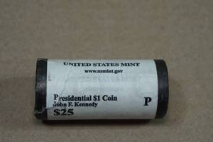 $25 Roll of Uncirculated US Presidential $1 Coin John F. Kennedy - Philadelphia