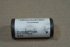$25 Roll of Uncirculated US Presidential $1 Coin Richard M. Nixon - Philadelphia