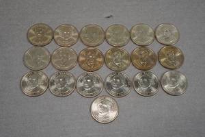 19 United States Presidential $1 Coins