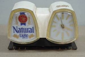 Vintage Natural Light Beer Lighted Cash Register Sign
