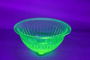 Vintage Uranium Glass Bowl