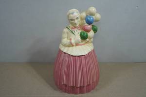 Vintage Pottery Guild of America Balloon Lady Cookie Jar