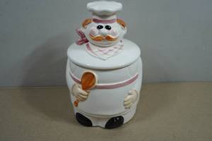 Vintage Proud Chef Baker Cookie Jar