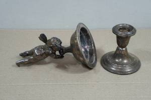 Candle Holders - One is Weighted Sterling Silver