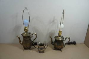Vintage Tea Pot Lamps