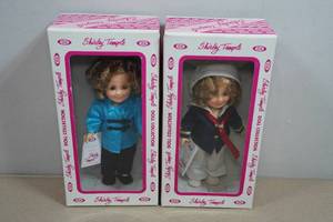 Vintage Ideal Toy Corp Shirley Temple Porcelain Dolls