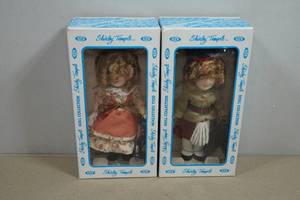 Vintage Ideal Toy Corp Shirley Temple Porcelain Dolls