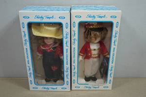 Vintage Ideal Toy Corp Shirley Temple Porcelain Dolls