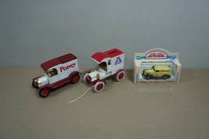Vintage Ertl Cast Metal Advertising Banks