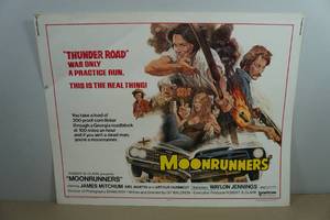 Original 1975 Moonrunners Movie Poster