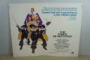 Original 1973 The Three Muskateers Movie Poster