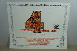 Original 1974 The Four Muskateers Movie Poster