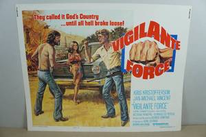 Original 1976 Vigilante Force Movie Poster
