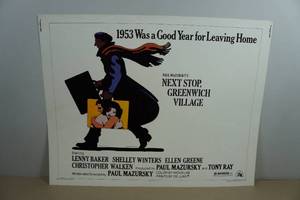 Original 1976 Next Stop, Greenwich Village Movie Poster