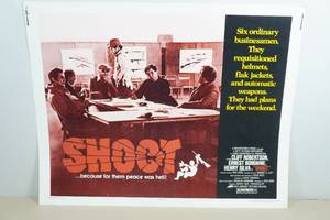Original 1976 Shoot Movie Poster