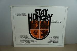 Original 1976 Stay Hungry Movie Poster