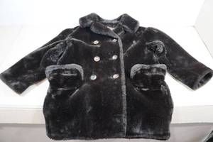 Vintage Borgana Sportowne Faux Fur Coat