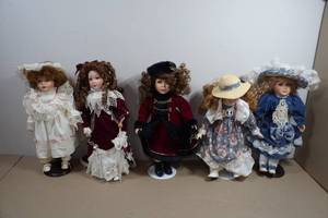 Vintage Heritage Mint Porcelain Dolls