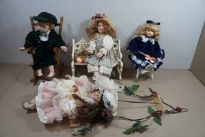 Vintage Porcelain Dolls
