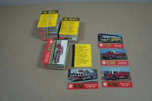 Fire Engines Collectors Cards