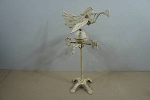 Antique Cast Iron Angel Weathervane