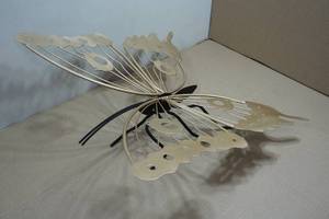 Vintage Metal Garden Art Butterfly