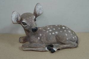 Baby Fawn Lawn Statue