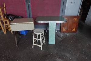 Vintage Kitchen Tables and Stool