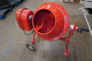 Central Machinery Mini Cement Mixer - 1.25 Cubic Feet