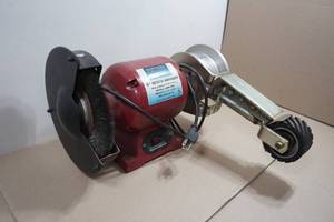 Northern Tool 8 Bench Grinder with Belt Grinder Attachment