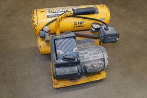 Campell Hausfeld Twin Tank Electric Air Compressor