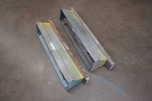Set of Two Metal Folding Saw Horses