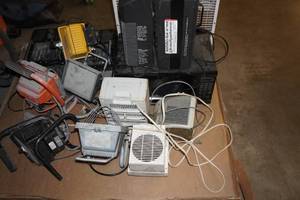Work Lights, Heaters, Fans and Microwave