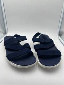 Brand New - Womens dearfoams strappy sandal-navy size 10