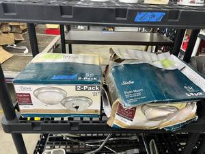 Lot of 2 Patriot flush mount lights  Fixtures