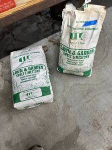 2 Bags of Lawn And Garden Sweet Limestone
