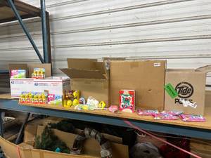 Massive lot of Candy - Sweet Tarts  - Kinder Joy - Peeps and More -  5 Massive Boxes Full