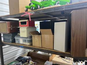 Massive Lot of 45s Records - Vintage Record Player - Computer Related Items  - Speakers and More