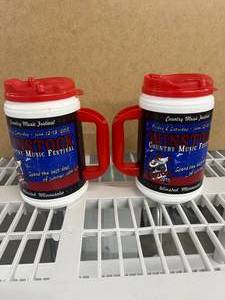 Lot of 2 Vintage Winstock Thermos Cups