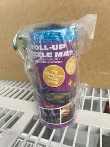 New roll up puzzle mat