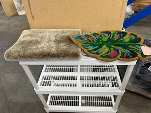 Brand New - 1 Outdoor Patio Rug - 2 Bathroom Rugs