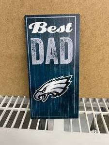 Wooden NFL Philadelphia Eagles Dad Artwork